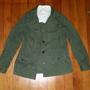 Banana Republic olive utility jacket